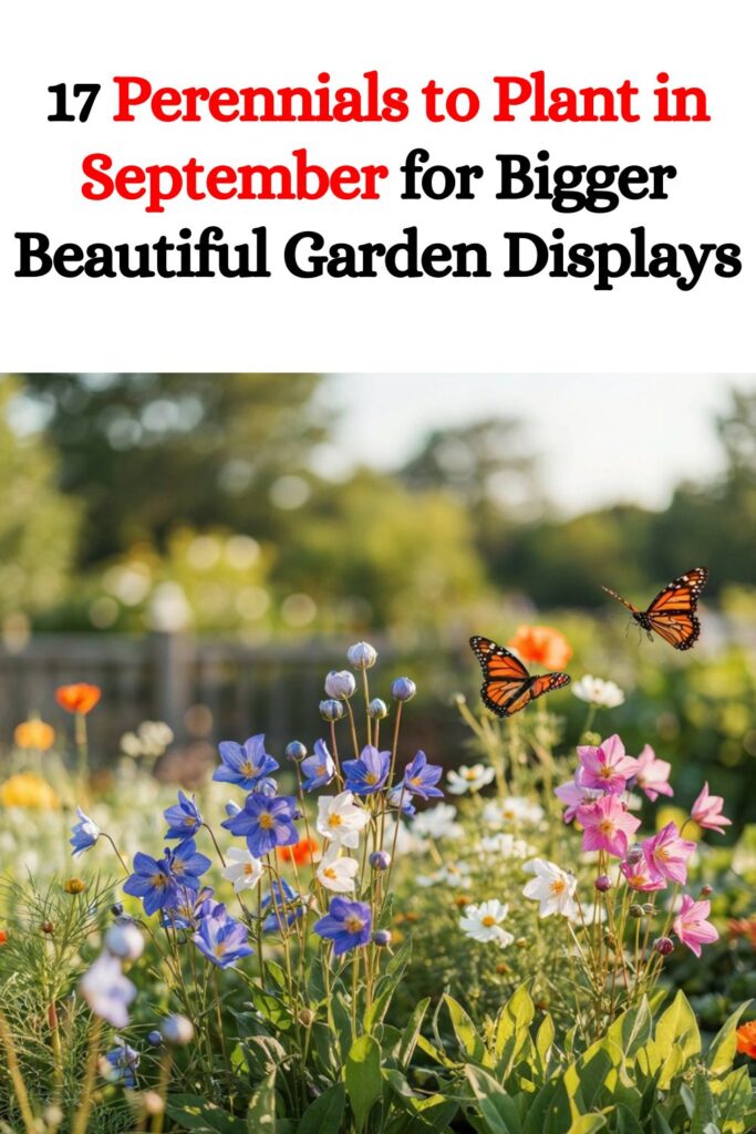 17 Perennials to Plant in September for Bigger Beautiful Garden Displays