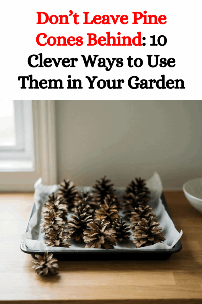 Don’t Leave Pine Cones Behind: 10 Clever Ways to Use Them in Your Garden