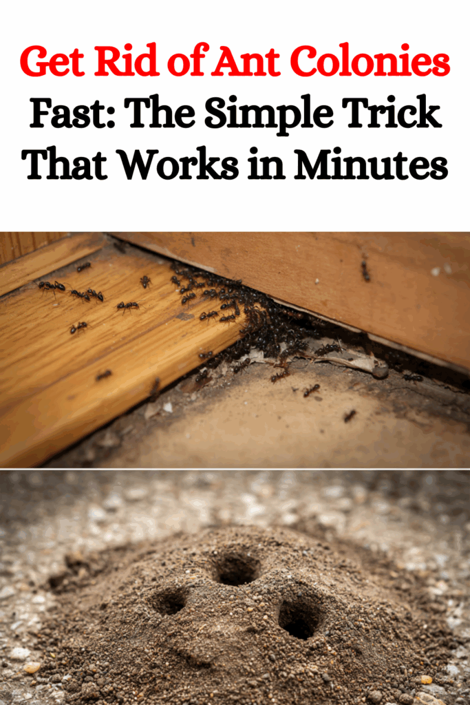 Get Rid of Ant Colonies Fast: The Simple Trick That Works in Minutes
