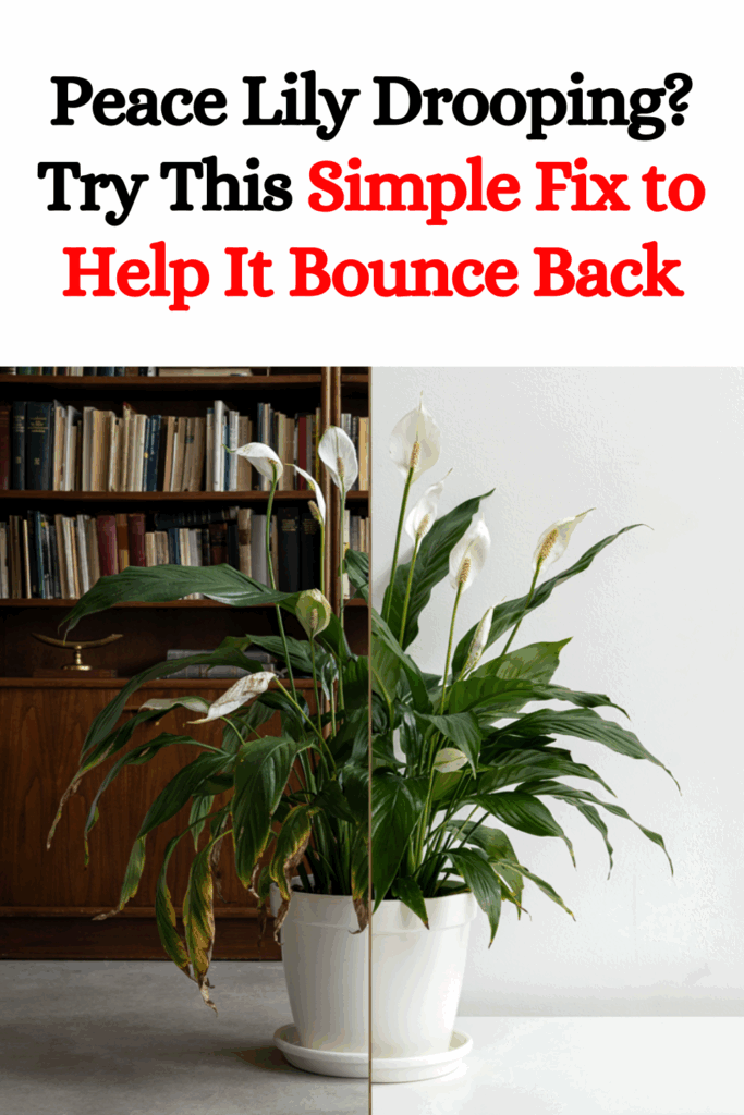 Peace Lily Drooping? Try This Simple Fix to Help It Bounce Back