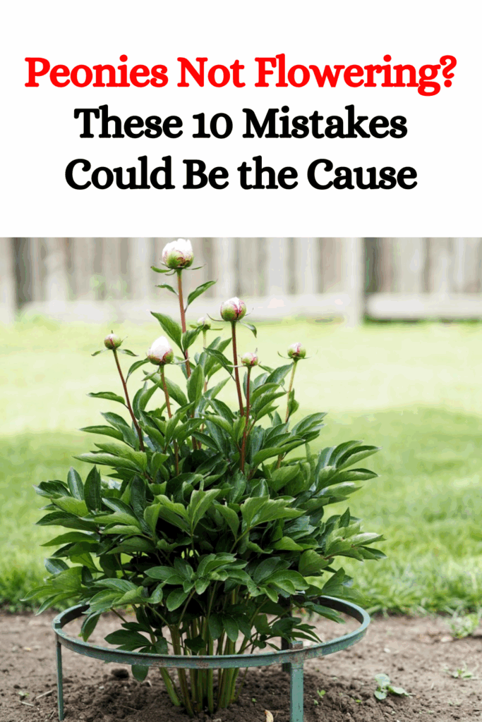 Peonies Not Flowering? These 10 Mistakes Could Be the Cause