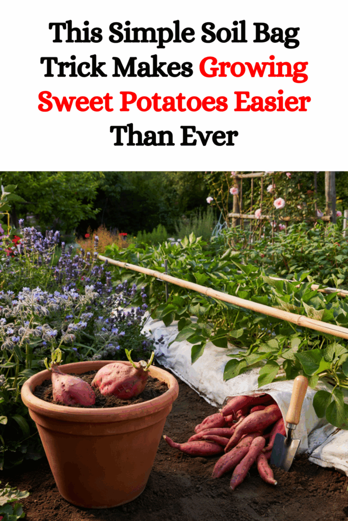 This Simple Soil Bag Trick Makes Growing Sweet Potatoes Easier Than Ever