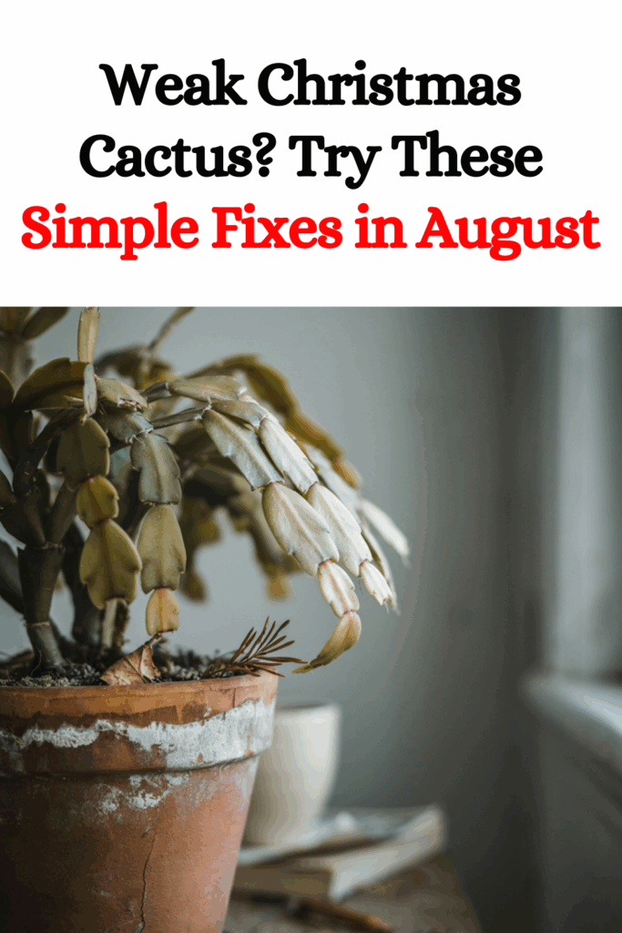 Weak Christmas Cactus? Try These Simple Fixes in August