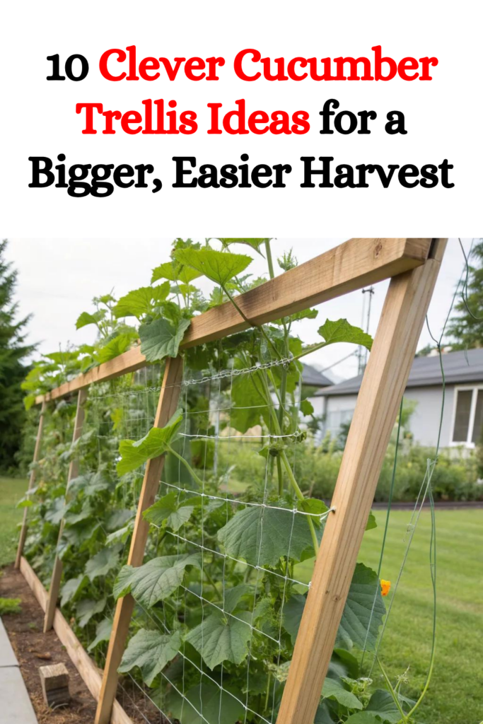 10 Clever Cucumber Trellis Ideas for a Bigger, Easier Harvest
