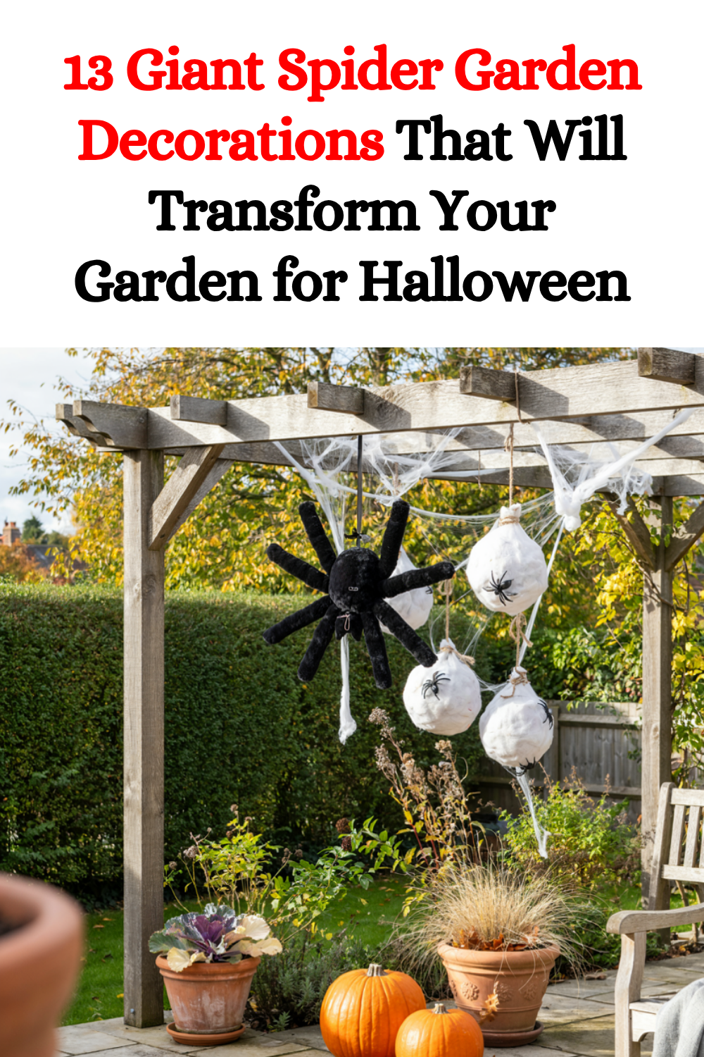13 Giant Spider Garden Decorations That Will Transform Your Garden for